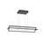 Mondrian 36-in Black LED Linear Pendant