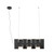 Domino 35-in Black LED Linear Pendant