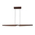 Dakota 42-in Walnut LED Linear Pendant