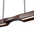 Dakota 42-in Walnut LED Linear Pendant