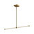 Blade 32-in Brushed Gold LED Linear Pendant