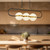 Tagliato 32-in Matte Black/Brushed Gold LED Linear Pendant