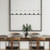 Revolve Clear Glass/Urban Bronze 7 Lights Linear Pendant