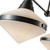 Willard 41-in Urban Bronze/Opal Matte Glass 2 Lights Linear Pendant