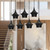Emiko 36-in Matte Black 7 Lights Linear Pendant