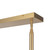 Maris 42-in Brushed Gold LED Linear Pendant