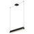 Phoenix 36-in Black/White LED Linear Pendant