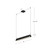 Phoenix 36-in Black/White LED Linear Pendant