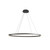 Ovale 40-in Black LED Linear Pendant