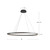 Ovale 40-in Black LED Linear Pendant