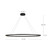 Ovale 53-in Brushed Gold LED Linear Pendant