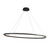 Ovale 53-in Black LED Linear Pendant
