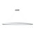 Ovale 53-in White LED Linear Pendant