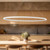 Ovale 53-in White LED Linear Pendant