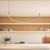 Talis 36-in Brushed Gold LED Linear Pendant