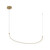 Talis 48-in Brushed Gold LED Linear Pendant