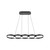 Maestro 38-in Black LED Linear Pendant