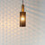 Perf 3.5 Inch Mini Pendant – Black / Satin Brass