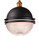 Outdoor 11 Inch Pendant – Oil Rubbed Bronze / Antique Brass