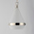 Giza 7.5 Inch Mini Pendant – Polished Nickel