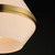 Giza 15.5 Inch Semi Flush Mount Light – Satin Brass