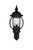 11 Inch Outdoor Wall Sconce – Black