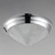 Hargreaves 16.5 Inch Flush Mount Light – Polished Nickel