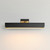 Miles 24 Wall Sconce - Black / Natural Aged Brass