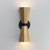 Rizzo 5 Wall Sconce - Black / Antique Brass