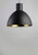 Cora 13.75 Inch Semi Flush Mount Light – Black / Gold