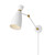 Carillon 7 Wall Sconce - White/Satin Brass
