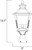 Knoxville 9 Inch Outdoor Post Lantern – Bronze