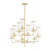 Crosby 28 Inch Chandelier – Satin Brass