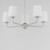 Bristol 26.5 Inch Semi Flush Mount Light – Satin Nickel