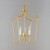 Plumette 0 Inch 3 Light Pendant – Gold Leaf