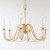 Plumette 28 Inch Chandelier – Gold Leaf