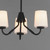 Durham 18.5 Inch Mini Chandelier – Black