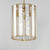 Foyer 15 Inch Chandelier – Capiz / Natural Aged Brass