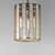 Foyer 15 Inch Chandelier – Capiz / Natural Aged Brass