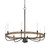 Franklin 36 Inch Chandelier – Driftwood / Black