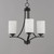 Deven 18 Inch Mini Chandelier – Black