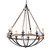 Lodge 38 Inch Chandelier – Weathered Oak / Bronze