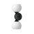 Neve 6 Wall Sconce - Black