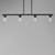 Scoop 46 Inch Linear Pendant – Black