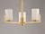 Dart 22.25 Inch Mini Chandelier – Satin Brass