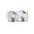 Looking 12.25 Glass Wall Sconce - Polished Chrome
