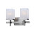 Tetra 14 Inch 2 Light Bathroom Vanity - Satin Nickel