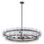 Loren 42 Inch 8 Light Multi-Tier Chandelier – Gunmetal