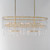 Warren 42 Inch Linear Pendant – Gold Leaf