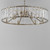Odeon 26.75 Inch Chandelier – Golden Silver